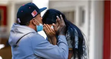  ?? DOMINIC CHAVEZ/WASHINGTON POST ?? Migrants in Edgartown, Mass., on Sept. 15, 2022.