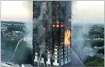  ??  ?? Grenfell Tower in west London, where a fire is feared to have killed 79 AFP