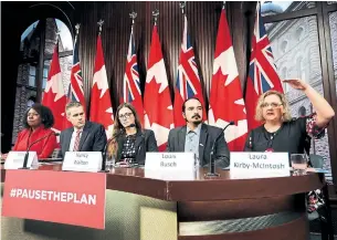  ?? RICHARD LAUTENS TORONTO STAR ?? Laura Kirby-McIntosh of the Ontario Autism Coalition said “it isn’t ever too late for a government to press pause” on the funding changes to the Ontario Austism Program.