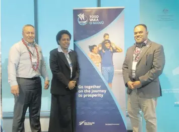  ?? Photo: Office of the Attorney General ?? Fijian High Commission­er in New Zealand Filimoni Waqabaca (right) and other officials in Bonn, Germany.