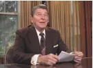  ?? Scott Stewart / Associated Press 1985 ?? President Ronald Reagan prepares a speech about tax policy at his desk in the Oval Office on May 24, 1985.