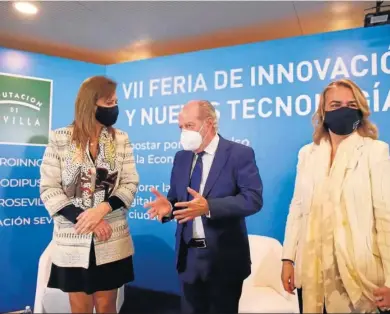  ?? M. G. ?? El presidente de la Diputación en imagen de archivo de la última edición de la Feria de Innovación y Nuevas Tecnología­s.