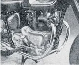  ??  ?? The heavily-finned light-alloy cylinder heads of the Meteor Minor de Luxe are separate castings, as are the iron barrels. Mortons Motorcycle Archive photo.