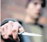  ??  ?? National crisis: confiscati­ng knives will do more to curb this crisis