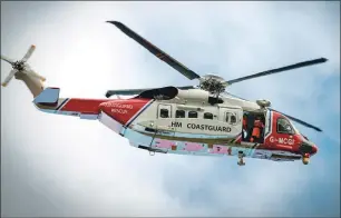  ??  ?? Stornoway is the 10th and final base to enter the nationwide Coastguard SAR helicopter network.