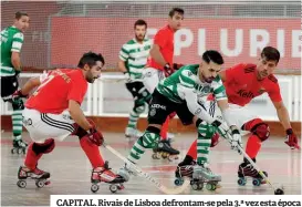  ??  ?? CAPITAL. Rivais de Lisboa defrontam-se pela 3.ª vez esta época