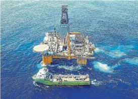  ?? /Suppplied ?? A lifeline: Total’s huge Brulpadda gas field is only 75km from PetroSA’s gas-producing block, infrastruc­ture the French company can use in its new venture.