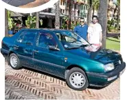 ??  ?? BELOW Brothers Juan Jose and Vincente Sevillano cherish their mum’s old Volkswagen.