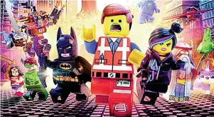  ??  ?? The citizens of Bricksburg face a dangerous new threat when LEGO DUPLO invaders from outer space start to wreck everything in their path in ‘The LEGO Movie 2: The Second Part’.