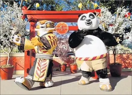  ?? David Sprague Universal Studios Hollywood ?? UNIVERSAL Studios Hollywood plans to open an immersive attraction based on DreamWorks’ “Kung Fu Panda” movies June 15.