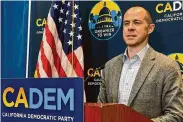  ?? Adam Beam/Associated Press ?? California Democratic Party chair Rusty Hicks is thought to be seeking a North Bay Assembly seat.