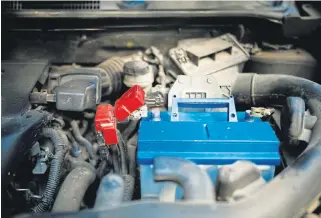  ?? /123rf/nikkytok ?? Proven reliabilit­y:
A new lead-acid automotive electric battery replacemen­t in an old car. Even most pure electric vehicles use lead-acid batteries for starting, lighting and ignition.