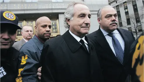  ?? HIROKO MASUIKE/ GETTY IMAGES ?? Infamous Ponzi schemer Bernie Madoff detailed his rise and fall when questioned in April as part of a lawsuit.