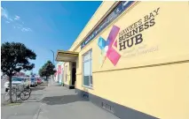  ?? PHOTO / WARREN BUCKLAND ?? The Hawke’s Bay Business Hub, currently based in Ahuriri, is set for a move.