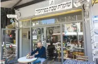  ?? (Marc Israel Sellem/The Jerusalem Post) ?? YEHONATAN VADAI in front of his Bab al-Yemen restaurant.