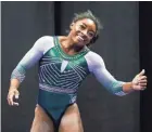  ??  ?? Gold Over America Starring Simone Biles: