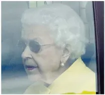  ?? ?? Keeping calm: The Queen is in Balmoral