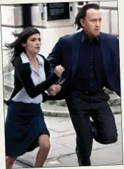  ??  ?? FAst-PACeD: Audrey Tautou and Tom Hanks in The Da Vinci Code and, right, Dan Brown