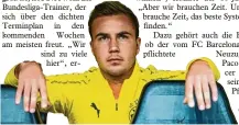 ?? Foto: Guido Kirchner, dpa ?? Gewohntes Bild in dieser Saison: Dortmunds Mario Götze auf der Ersatzbank.