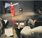  ??  ?? ELMIRA RAHIM auditions for member companies of the new Intimate Theatres of Los Angeles.