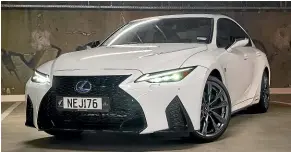  ??  ?? The Lexus IS 300h looks similar to the 350 on the outside. What’s under their respective bonnets is quite different though.