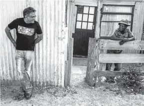  ?? Picture: GARY VAN WYK ?? FIGHTING ON: Zackie Achmat, left, at the 21 Icons photo shoot