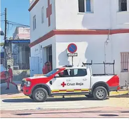  ?? ?? Edificio de la Cruz Roja, en la Segunda Pista de La Barrosa.