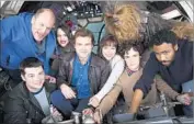  ?? Jonathan Olley AP ?? A “STAR WARS” SPINOFF featuring the exploits of Han Solo and his pals released a partial-cast photo.