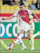  ?? FOTO: EFE ?? Falcao No pudo reflotar al Mónaco