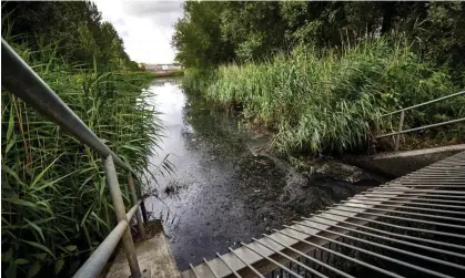  ?? ?? Rishi Sunak is under pressure to tackle the issue of sewage spilling into waterways. Photograph: David Levene/The Guardian