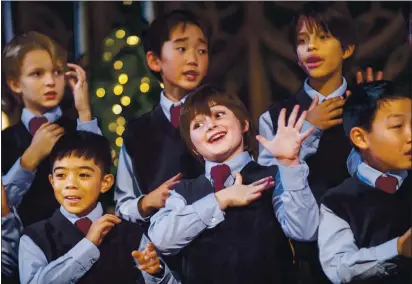  ?? COURTESY ?? PeninsulA-BAsed RAgAzzi Boys Chorus on SAturdAy is hosting “SingFest,” A one-dAy online miniCAmp for Boys Ages 7-10 who enjoy singing to get to know the renowned Chorus.