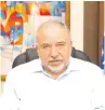  ?? (Marc Israel Sellem/The Jerusalem Post) ?? AVIGDOR LIBERMAN