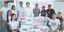  ?? ?? Filipino household company PHILUSA Corporatio­n donates P200,000 worth of hygiene, personal and home care products to Gawad Kalinga, a poverty alleviatio­n movement.