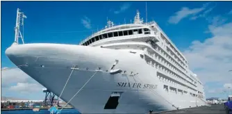  ?? PHIL REIMER/ POSTMEDIA NEWS ?? Silversea’s “mega-ship” Silver Spirit wears the luxury badge well.