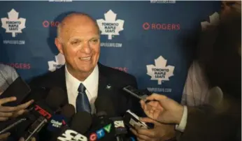  ?? BRIAN B. BETTENCOUR­T/TORONTO STAR ?? Lamoriello is on a three-year deal, though expect he’ll remain as an advisor beyond that, Bruce Arthur writes.