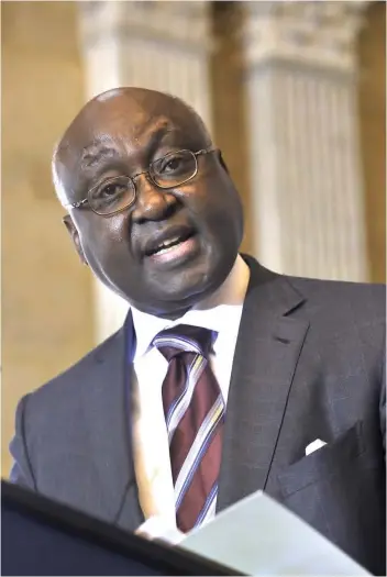  ??  ?? Donald Kaberuka, former President, African Developmen­t Bank