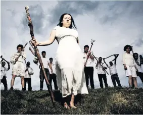  ??  ?? Eliza Carthy and The Wayward Band will form part of the finale concert at the Llangollen Fringe Festival