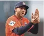  ??  ?? GEORGE SPRINGER BY
TIM BRADBURY, POOL PHOTO, VIA USA TODAY SPORTS