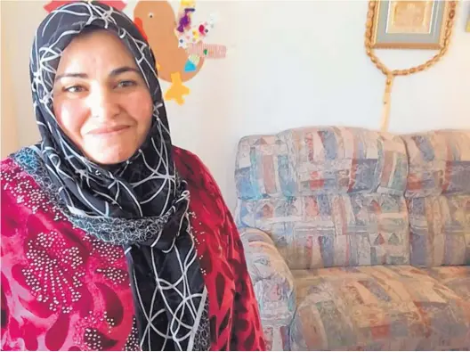  ?? NICOLE PEREZ/JOURNAL ?? Khadija Abdel Al Alwan is a refugee from Idlib, a city in Syria near the Turkish border.