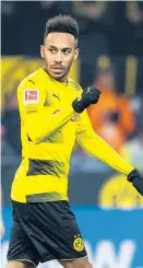  ?? Foto: APA / AFP/ Guido Kirchner ?? Pierre-Emerick Aubameyang wirkt stark abwanderun­gswillig.