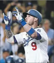  ?? Wally Skalij Los Angeles Times ?? DESPITE postseason struggles, Yasmani Grandal may have the statistics to earn a multi-year contract.