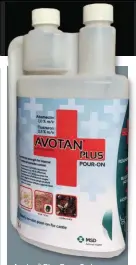  ?? FOTO: VERSKAF DEUR MSD ANIMAL HEALTH ?? Avotan® Plus Pour-On is nou van MSD Animal Health beskikbaar nadat dit deur die registrasi­ehouer, Intervet South Africa (Edms.) Bpk., beskikbaar gestel is.