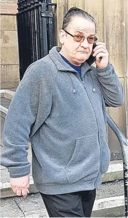  ??  ?? 60-year-old Gavin Fowler launched an online attack on the eve of a right-wing march through Perth.