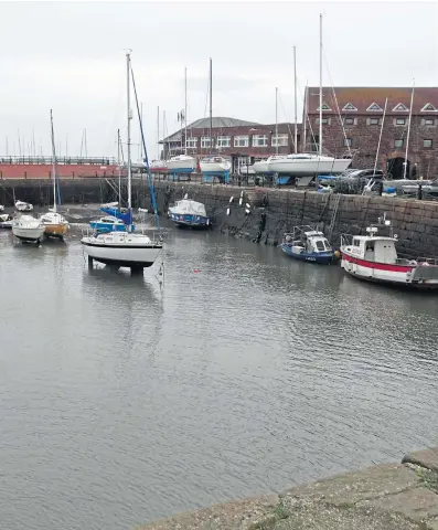  ??  ?? Little has changed at the small, red sandstone inlet of North Berwick harbour.