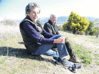  ?? PHOTOS: MARK PRICE ?? Taking up the cause . . . Gillian and John McLaren believe nonnative trees at Bendigo are worth saving.