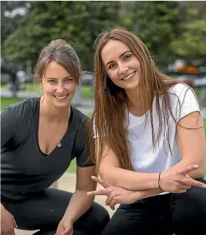  ??  ?? Emily Blanchett, left, and Chloe Hes struggled to come to terms with life after The Block NZ.