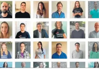  ??  ?? 5.200 trabajador­es de Telefónica han colaborado en la iniciativa solidaria.