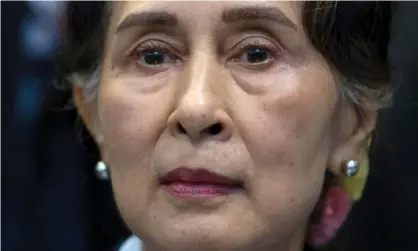  ?? ?? Aung San Suu Kyi in The Hague in 2019. The 76-year-old has had very limited opportunit­ies to meet with her lawyers. Photograph: Peter de Jong /AP