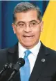  ?? JACQUELYN MARTIN/AP ?? HHS Secretary Xavier Becerra: “When you have a good product, people will buy it.”