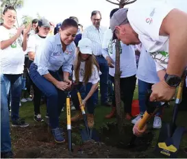  ?? ESPECIAL ?? Dinorah explicó que el objetivo es apoyar el cuidado del medio ambiente.